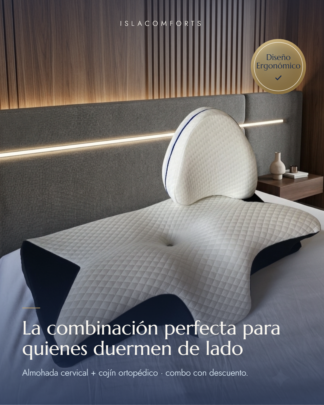 Almohada Ergonómica de Soporte Cervical