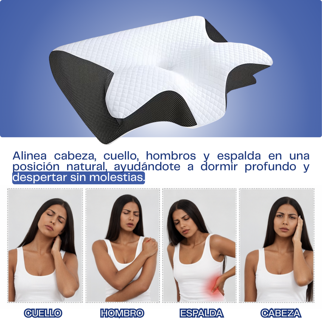 Almohada Ergonómica de Soporte Cervical