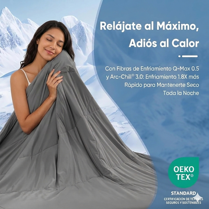 Manta con Tecnología de Frío – Duerme Fresco Toda la Noche