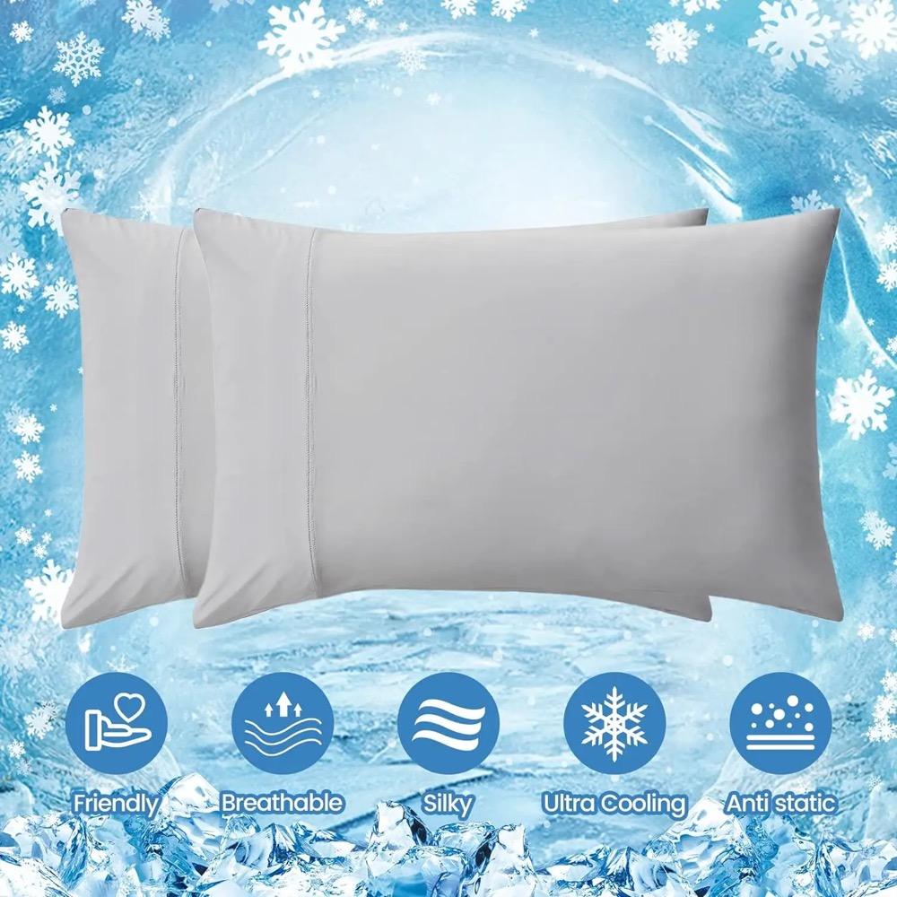 Funda de Almohada con Tecnología de Frío – Máxima Frescura al Dormir